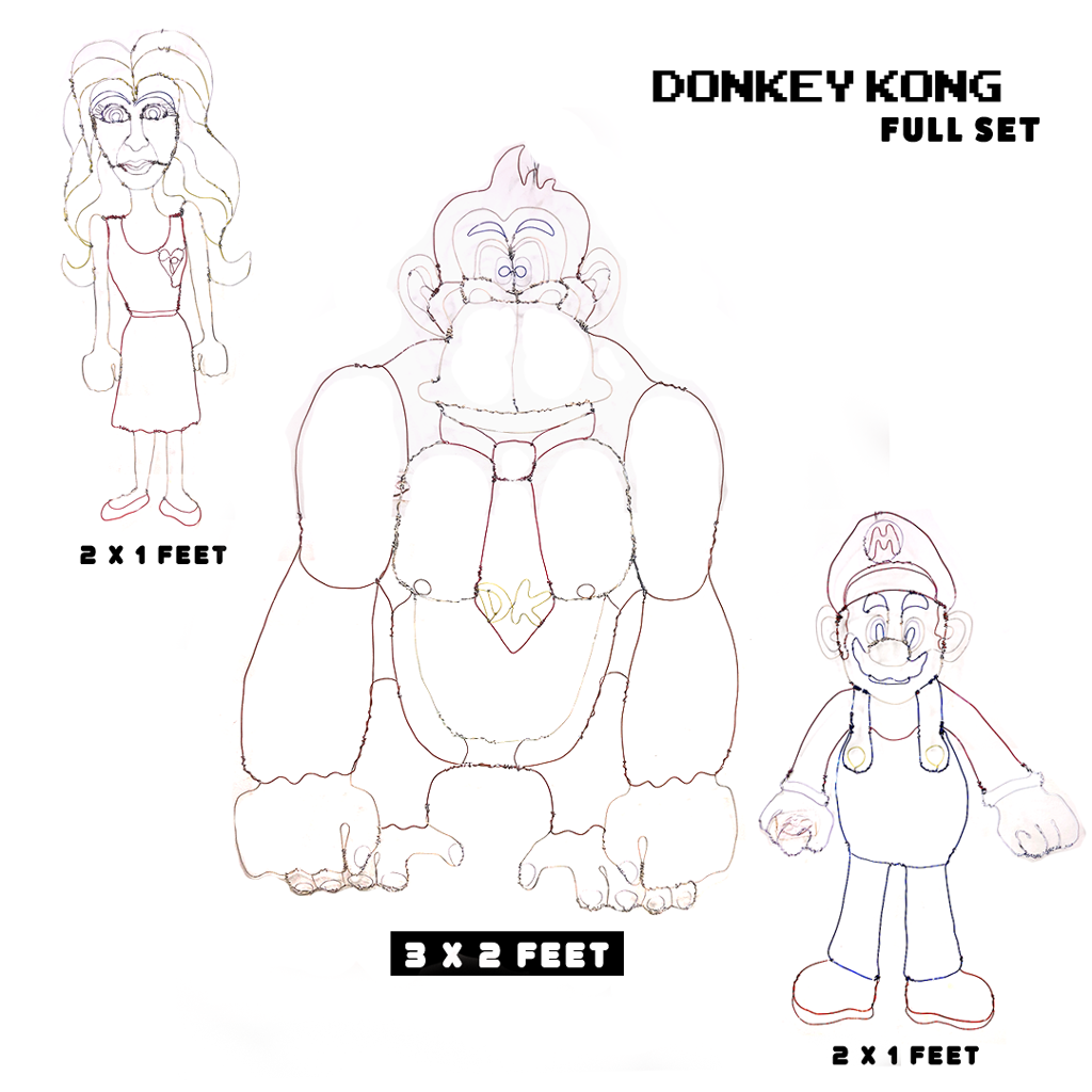 DONKEY KONG WIRE Full Set