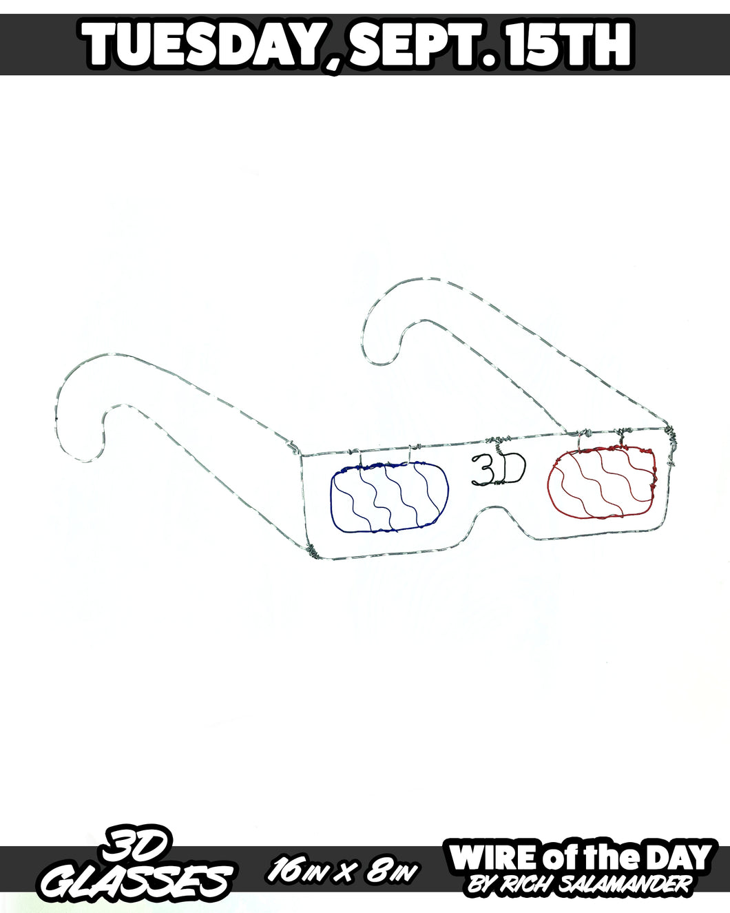 WIRE of the DAY 3D GLASSES