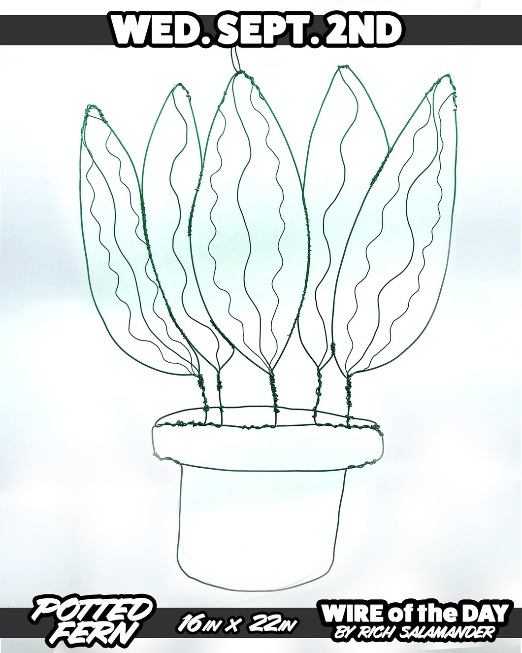 WIRE of the DAY POTTED FERN