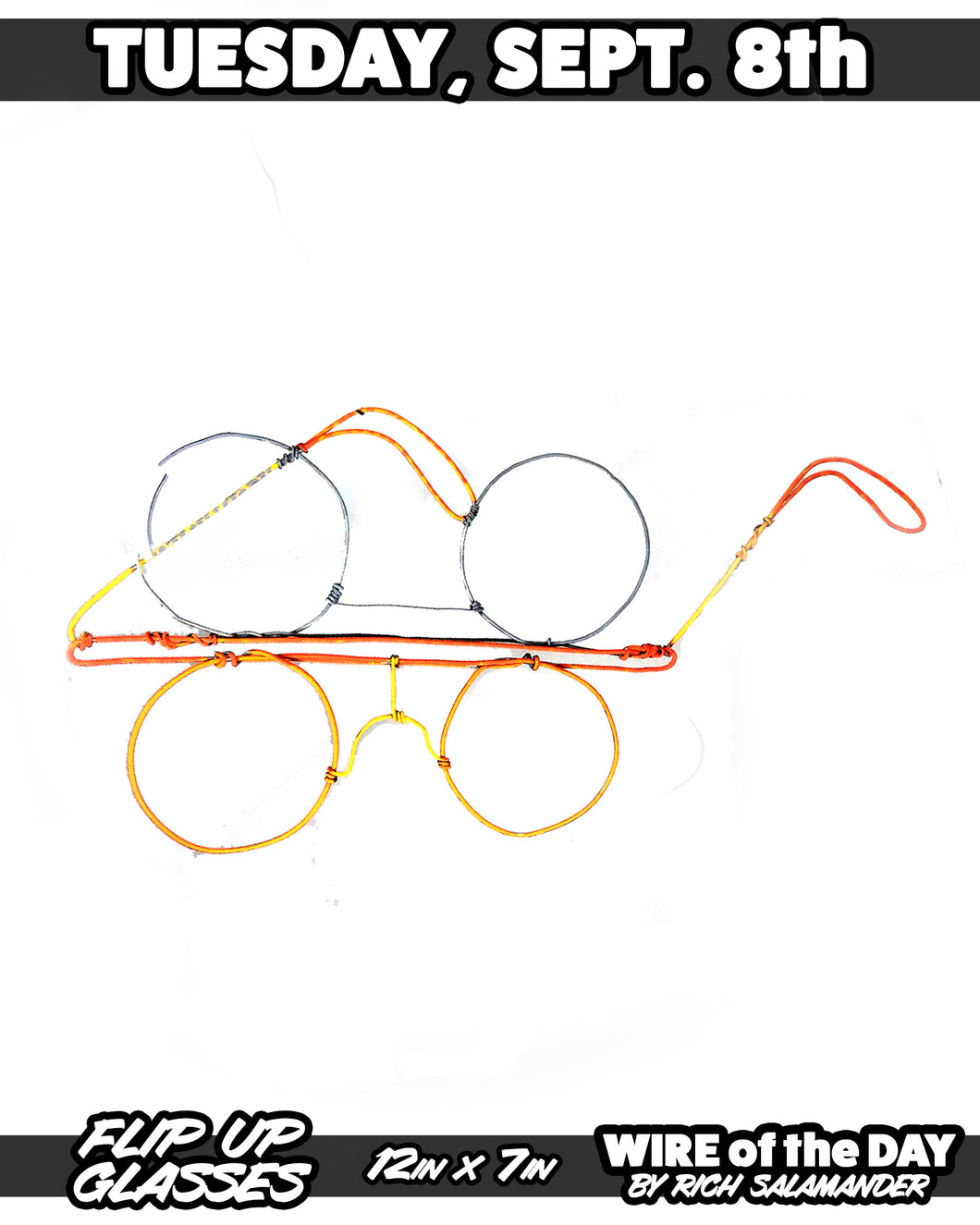 WIRE of the DAY FLIP UP GLASSES