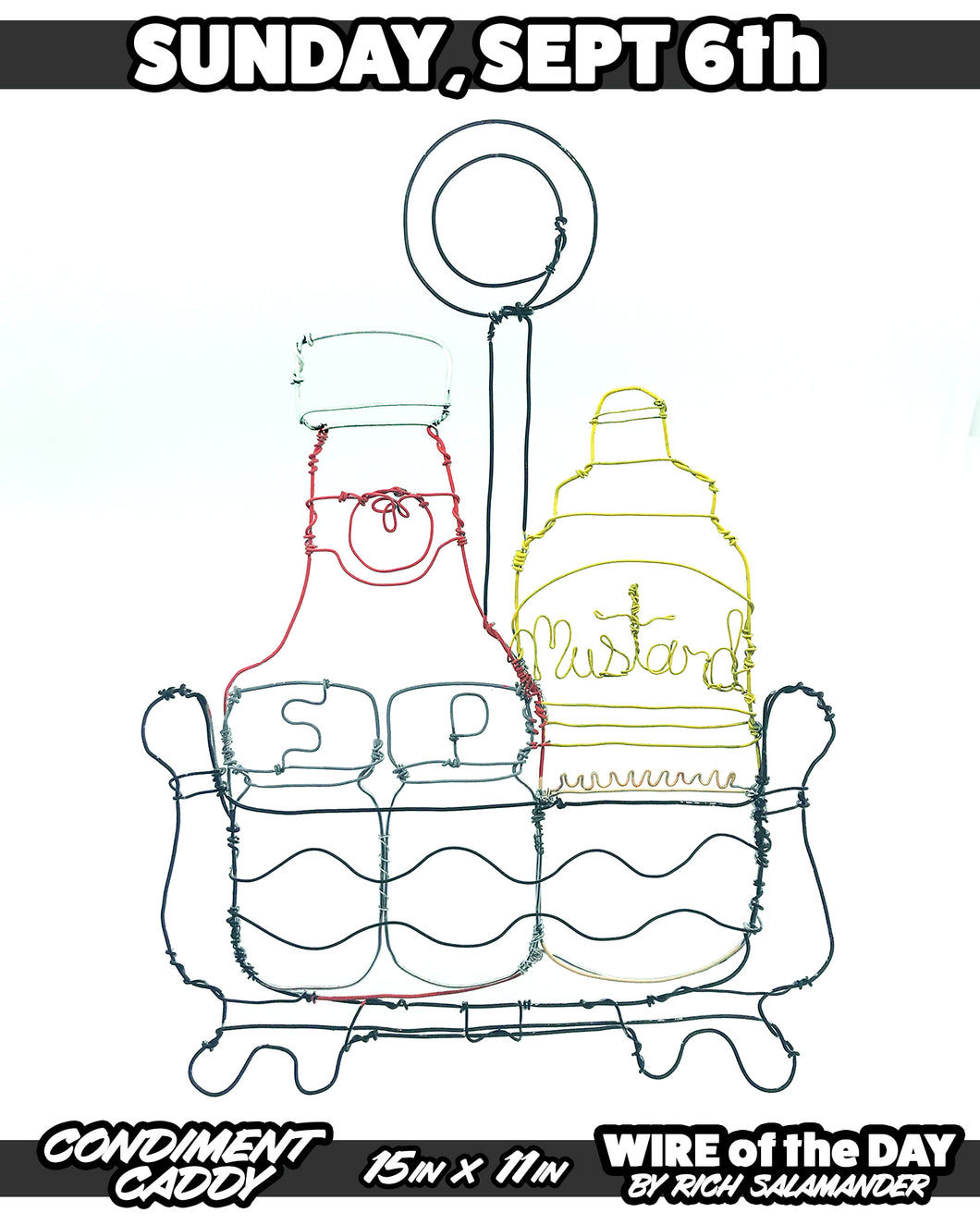 WIRE of the DAY CONDIMENT CADDY